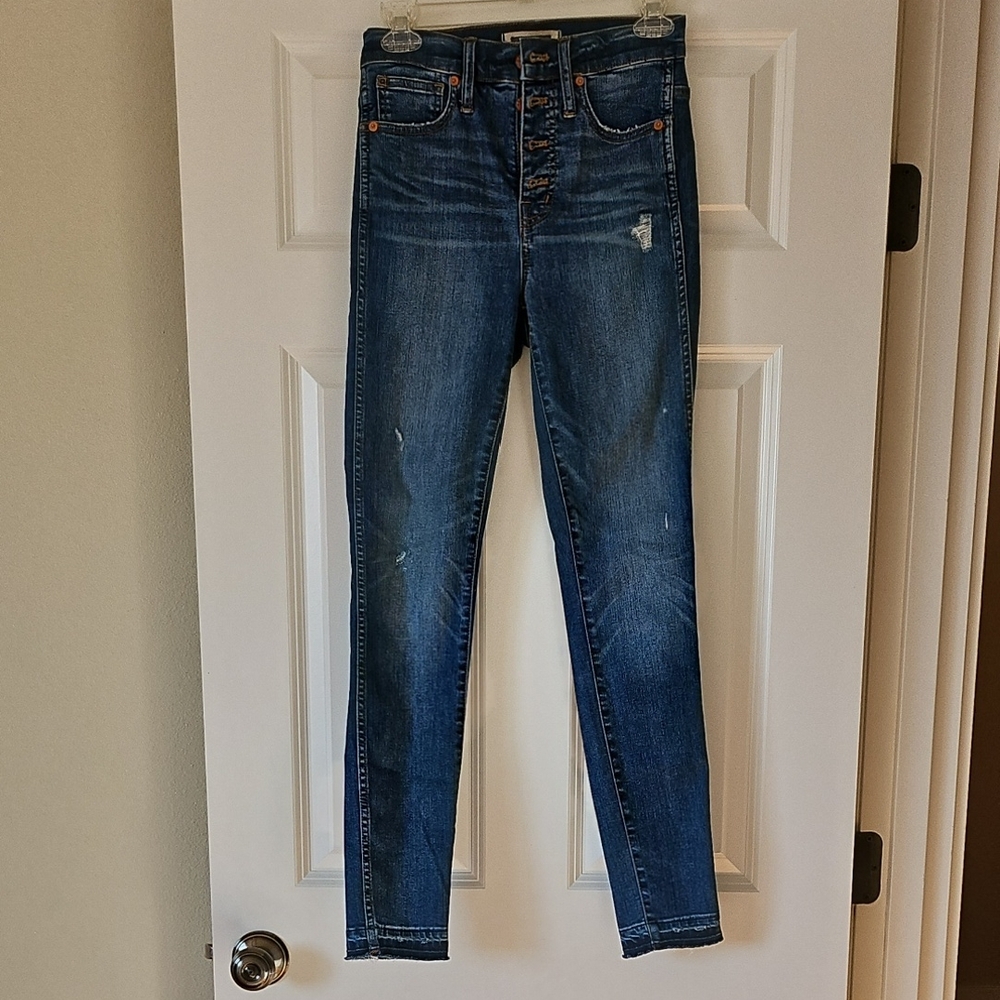 Madewell Dark Blue Skinny Jeans